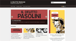 Desktop Screenshot of delittopasolini.beccogiallo.net