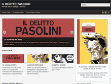 Tablet Screenshot of delittopasolini.beccogiallo.net