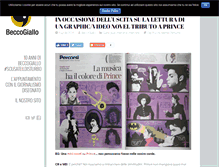 Tablet Screenshot of blog.beccogiallo.net